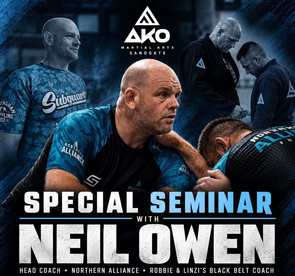Neil Owen, head coach of Northern Alliance, coaching no-gi